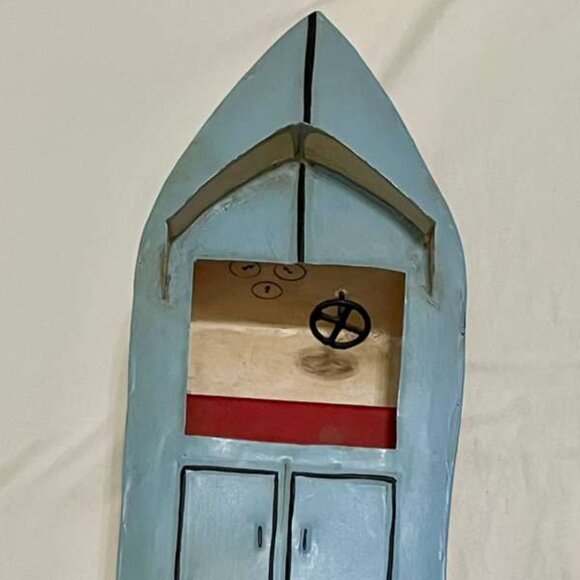 Vintage Handcrafted Model Speed Boat – “Pond Cruiser” – 18.5" - Picture 1 of 11